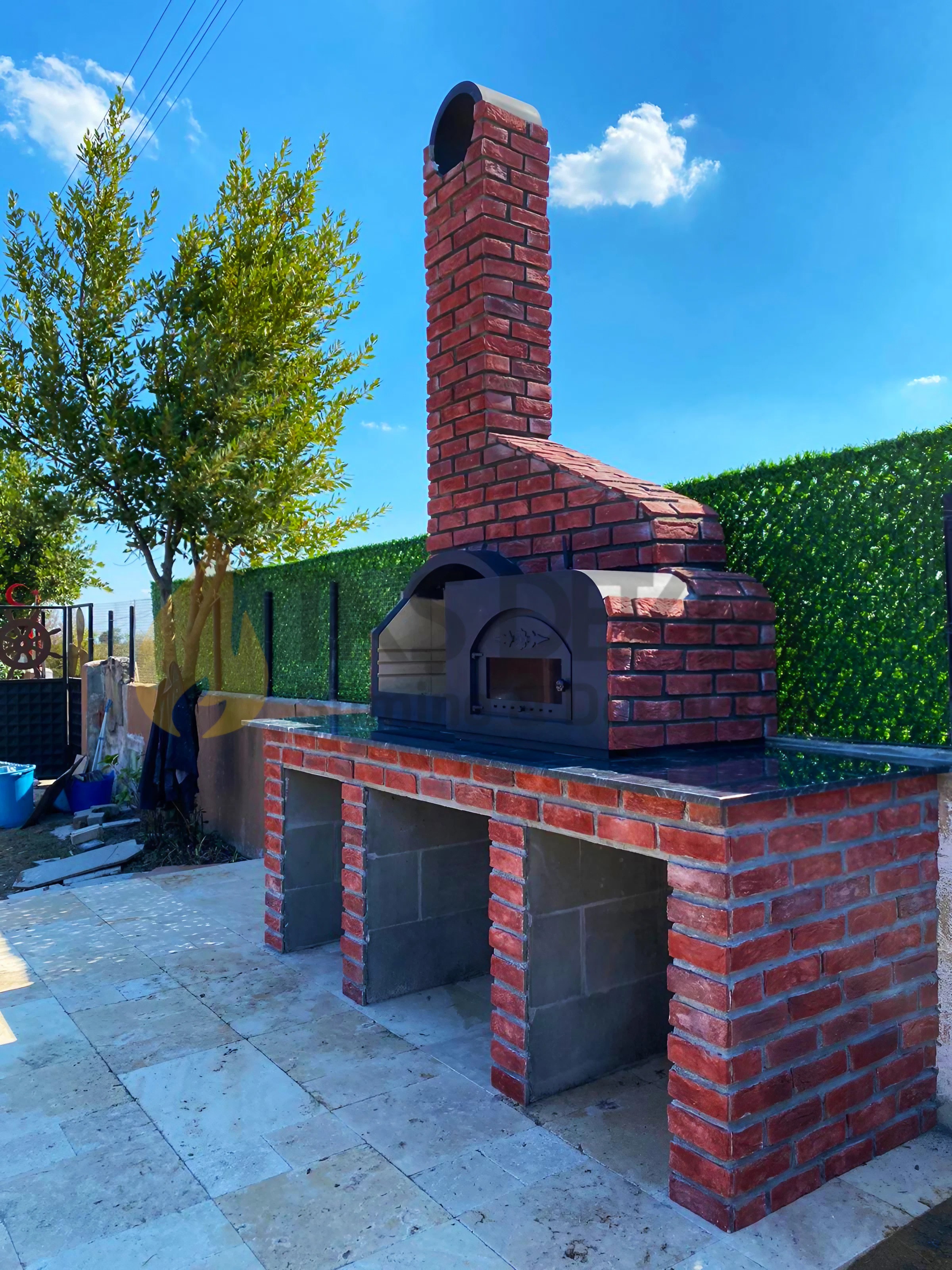 Kültür Tuğlalı Çelik Barbekü