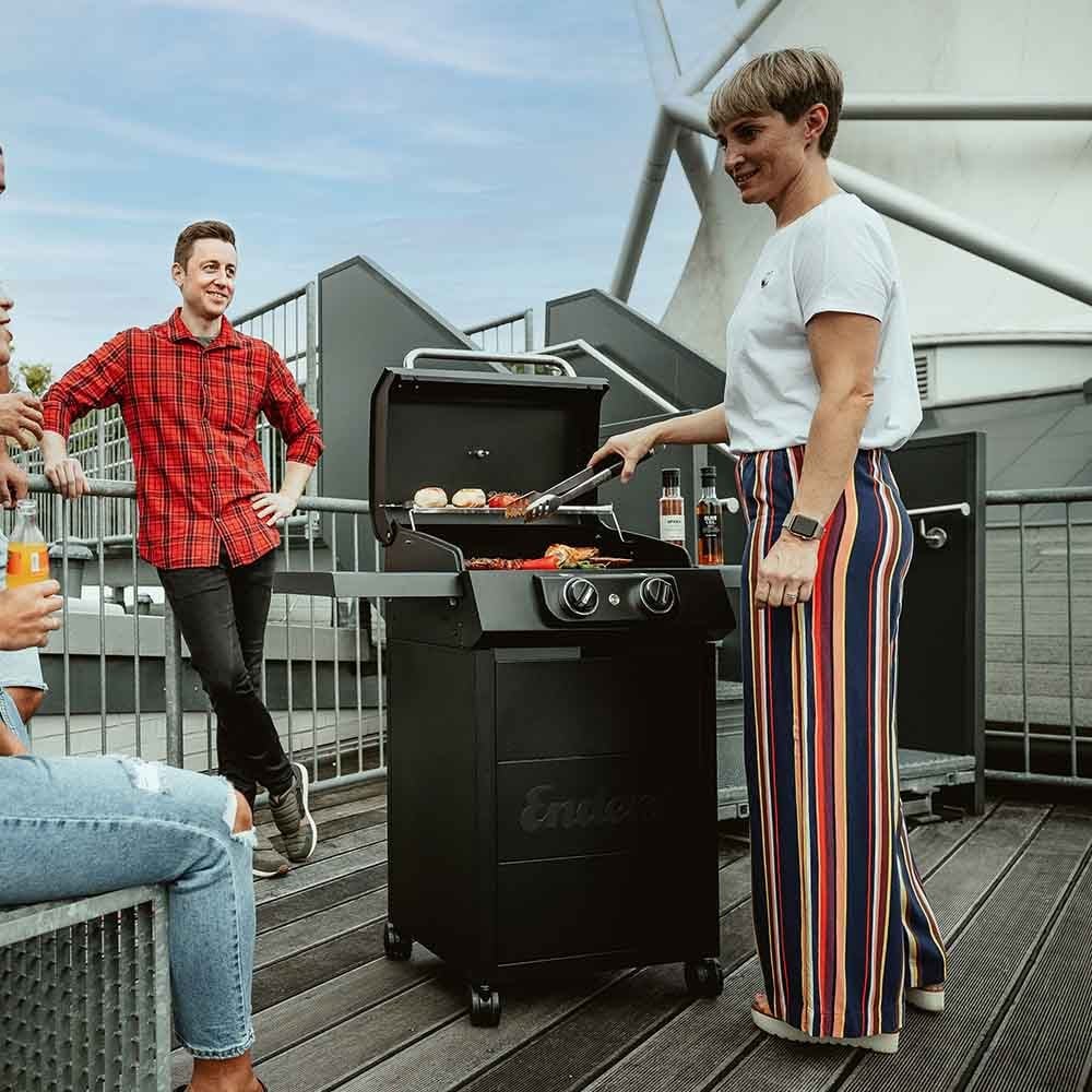 Enders eCRAVE® 2 Elektrikli Barbekü Mangal: Balkon ve Teraslar İçin 2600W Güç