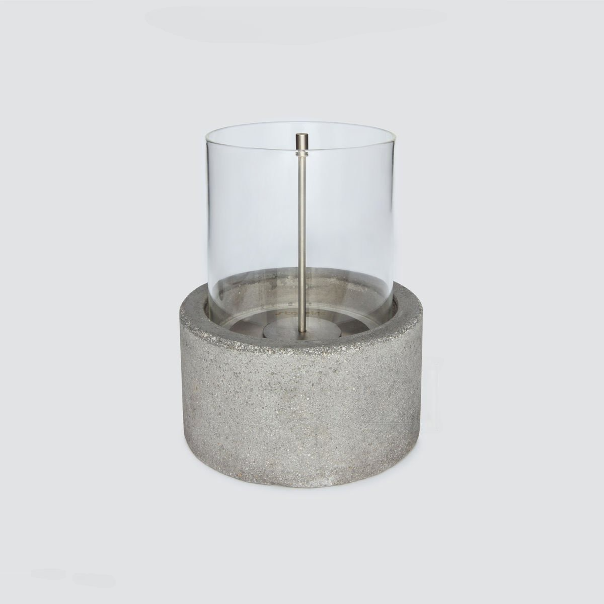 Renkli Yuvarlak Taş Masa Etanolü