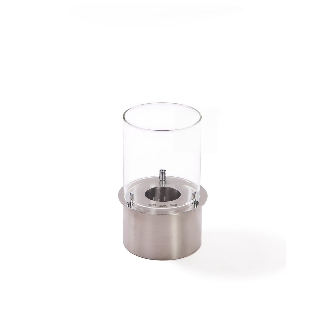 17,5 cm Camlı Yuvarlak Burner