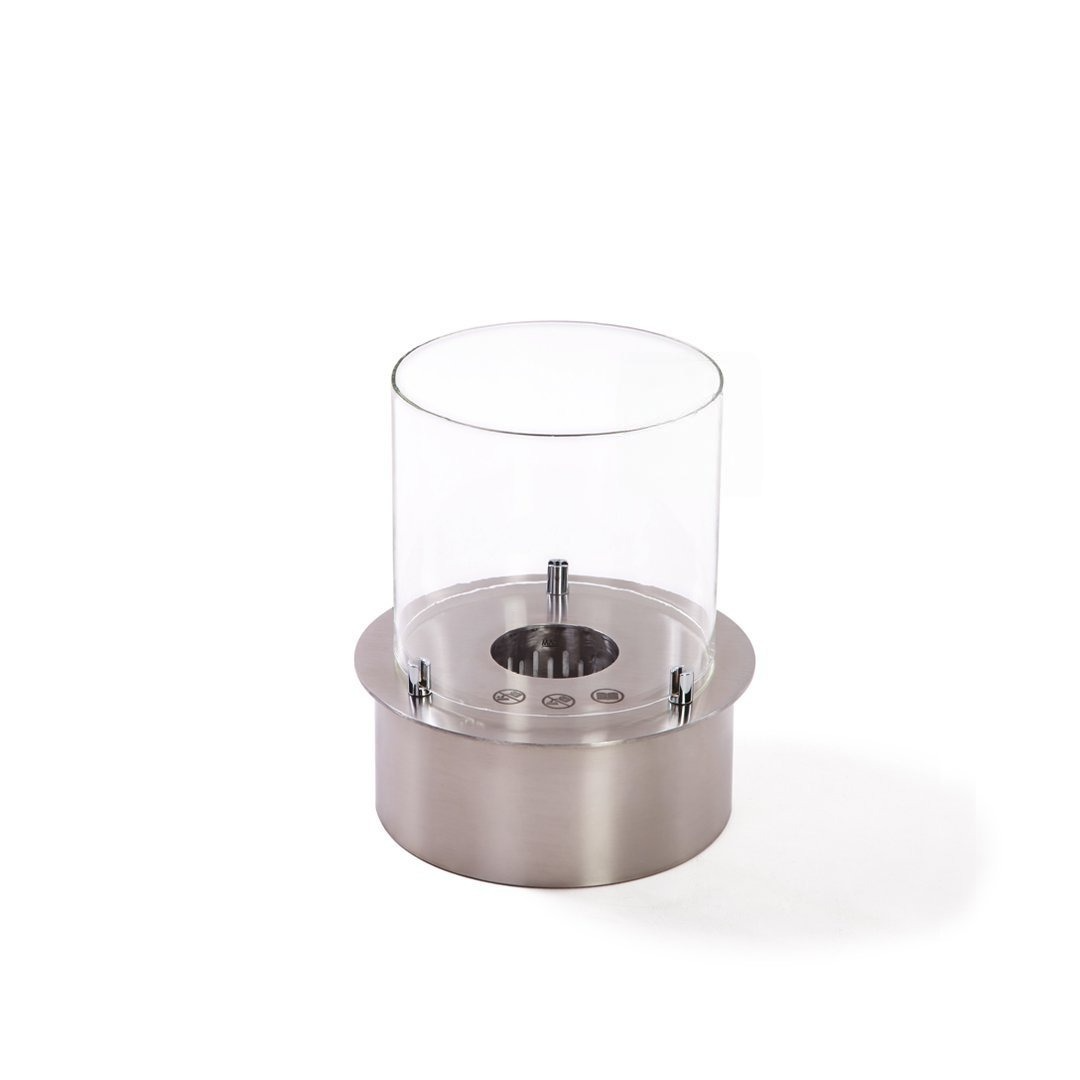 25 cm Camlı Yuvarlak Burner