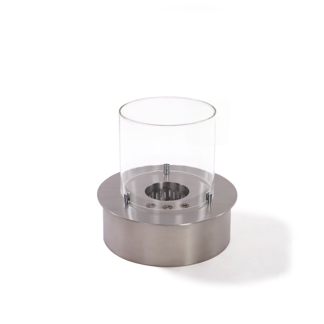 30 cm Camlı Yuvarlak Burner