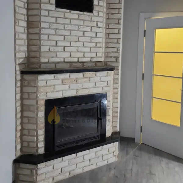 Köşe Odunlu Şömine 5