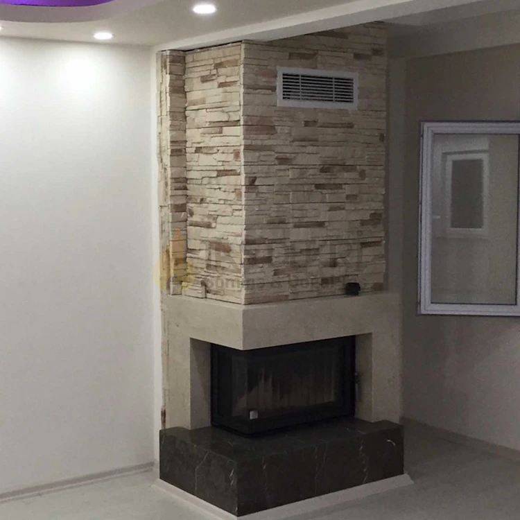 TD- Double-Sided Wood-Burning Fireplace 11