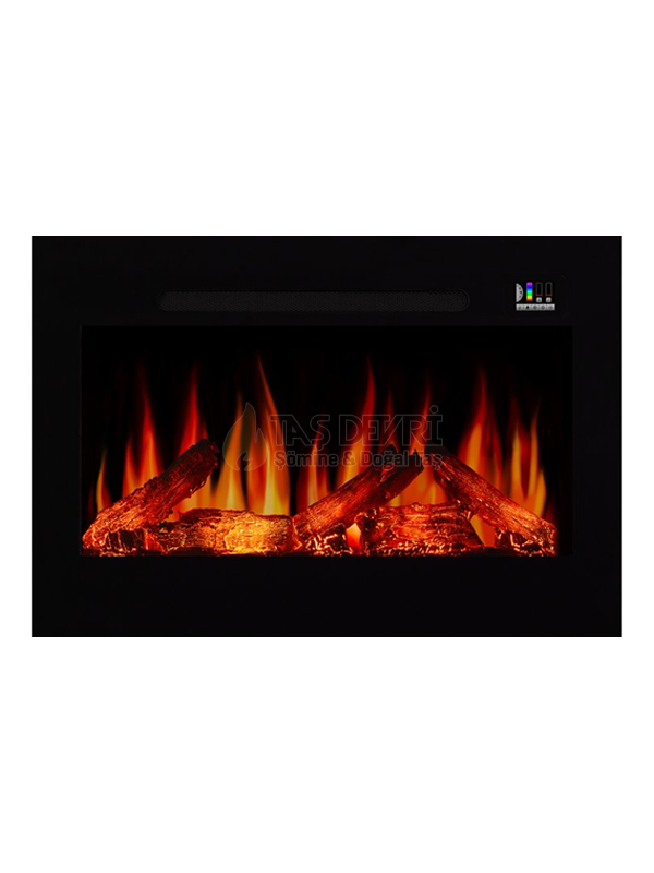 Pagla-80 - Isıtıcılı Elektrikli Şömine 80 cm