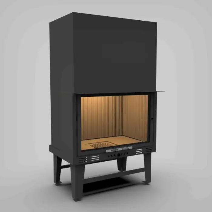 Straight Lift-Door Fireplace Firebox 80X55