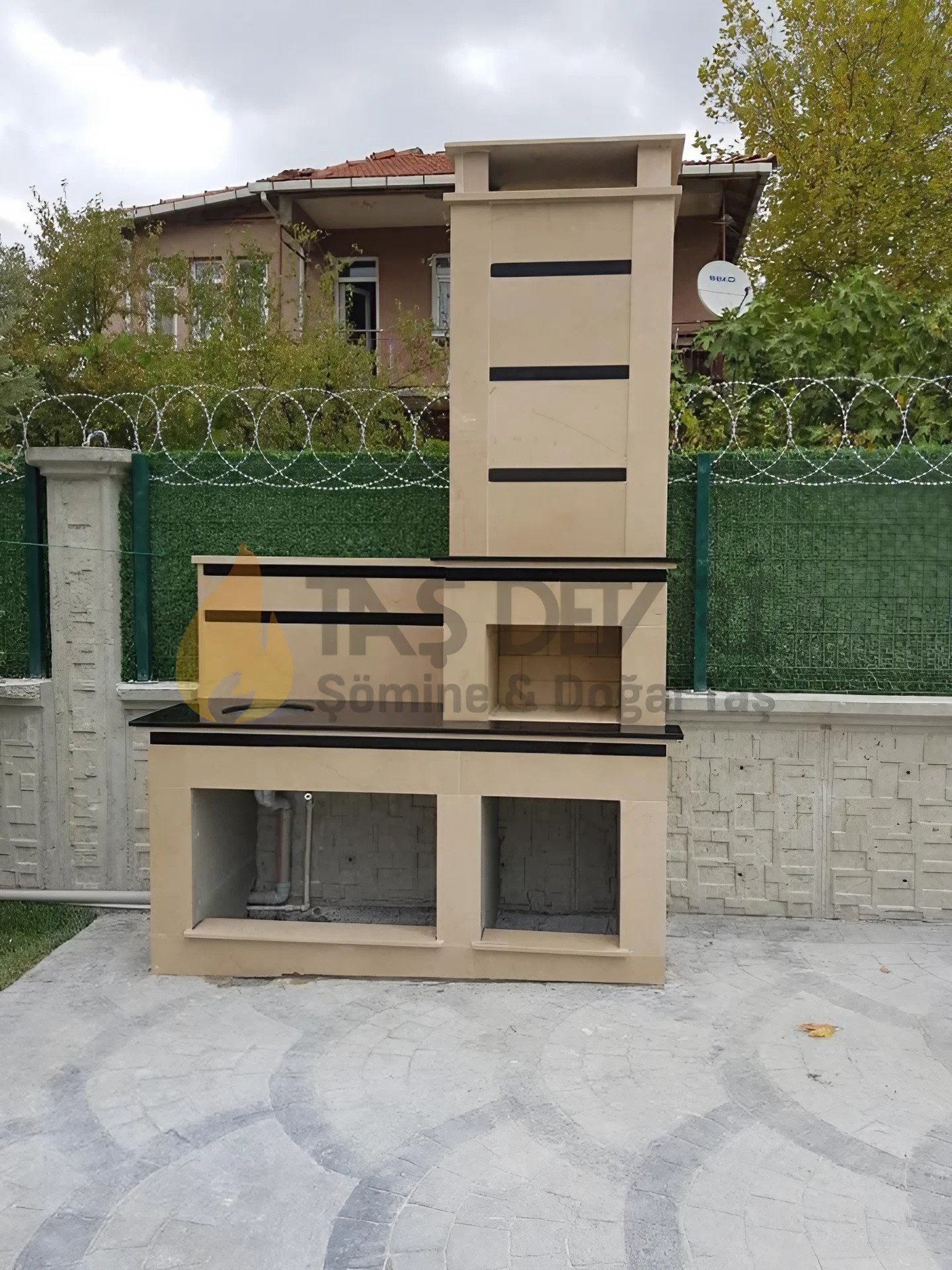 Marble Kaplı Barbecue