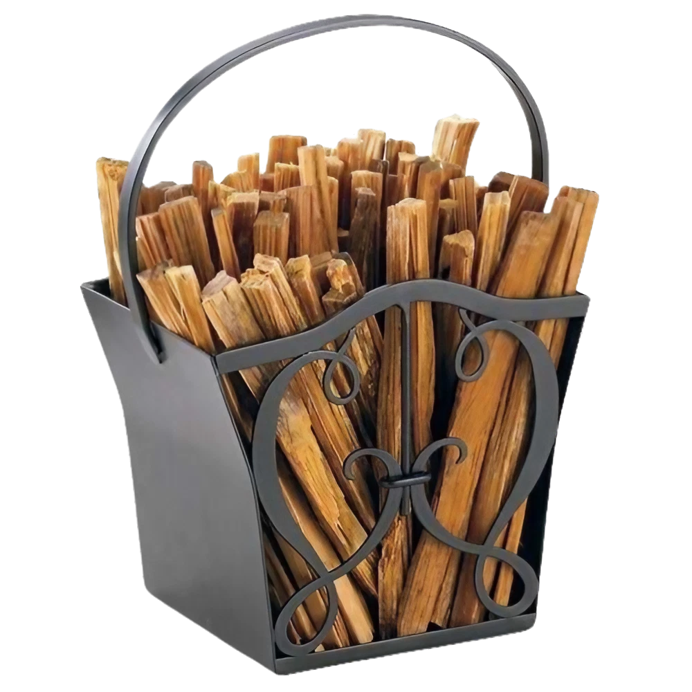 Black Log Holder