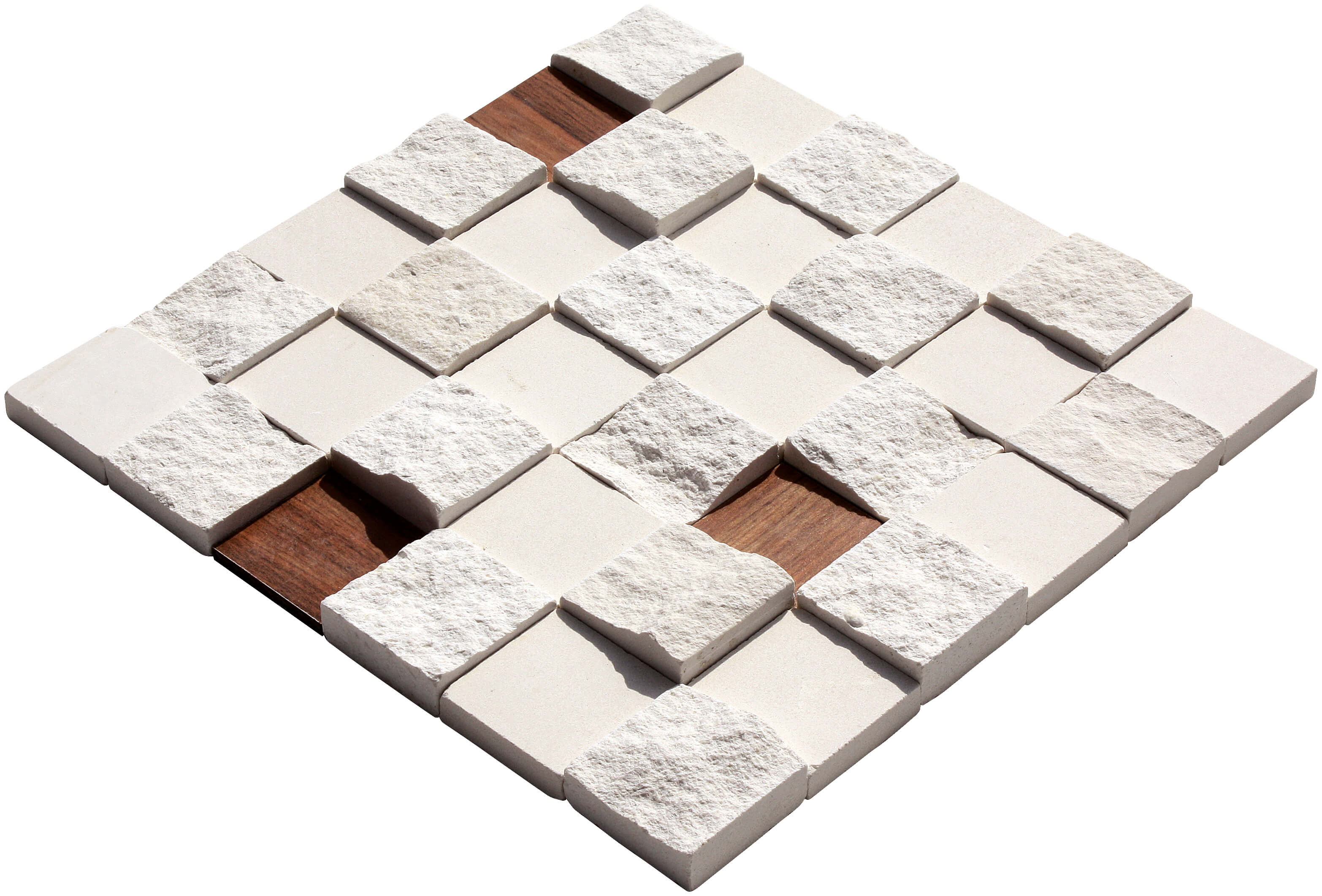 48x48 Limra Moz+ Wood + Split Miks(Wall Cladding Stone)