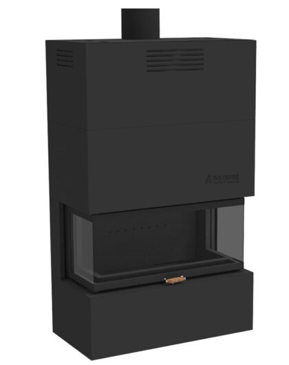 U Type Fireplace Firebox 130 Interior Cast-Iron Hazır Steel
