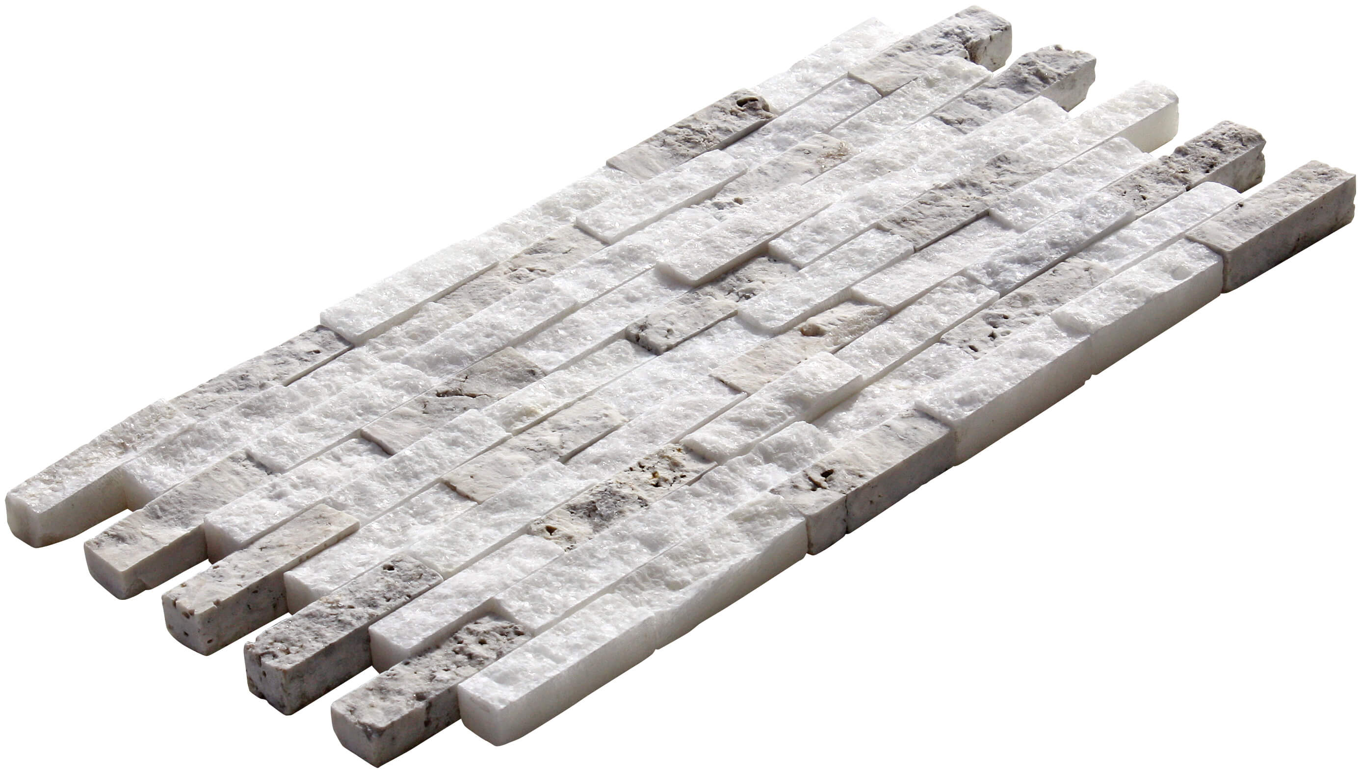 1,5x5 Uşak Silver Mixed Split Face(Wall Cladding Stone)