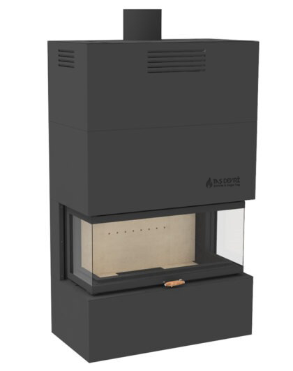 U Type Fireplace Firebox 130 Hazır Steel