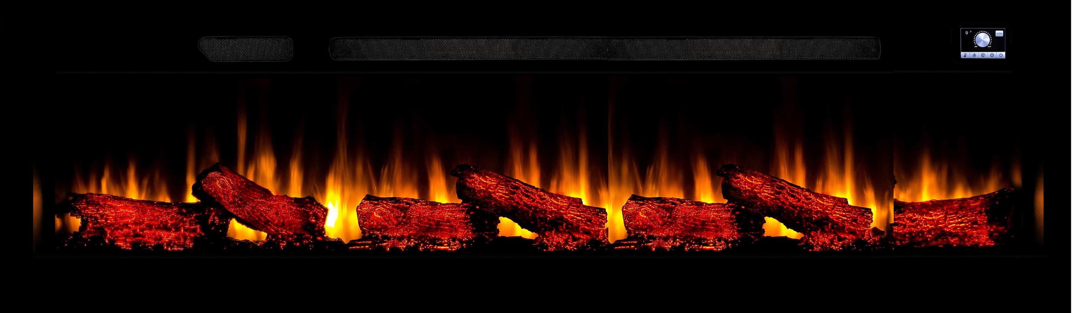 TD - with Heater Electric Fireplace 200 cm