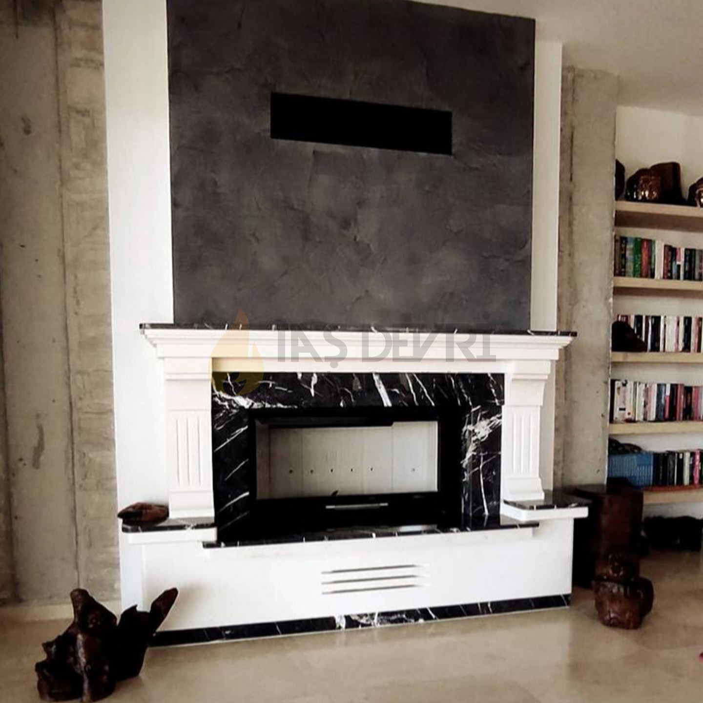 TD-Straight Wood-Burning Fireplace 23