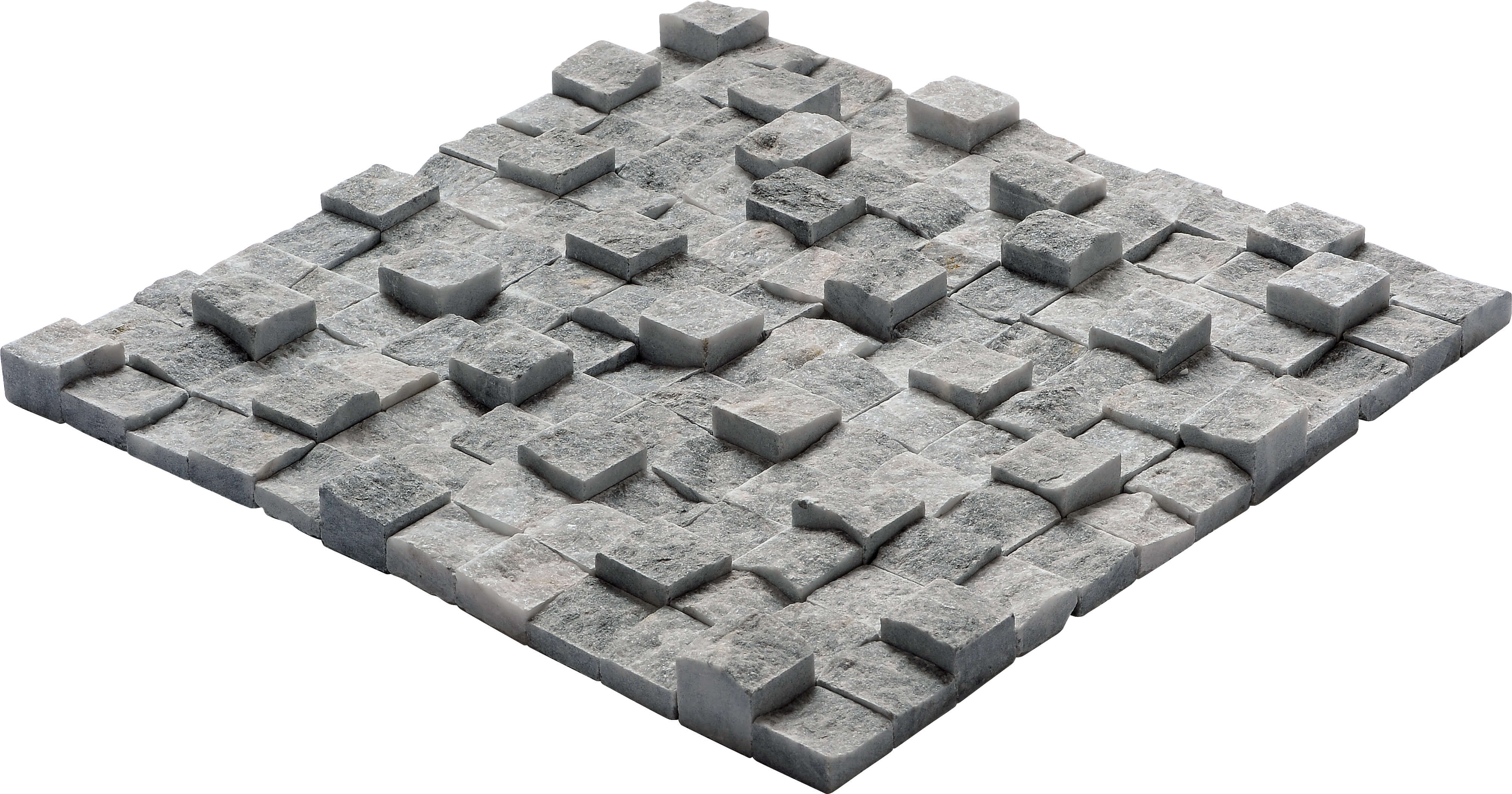 23x23 Nero 3D Split-Face (Natural Split-Face Stone)