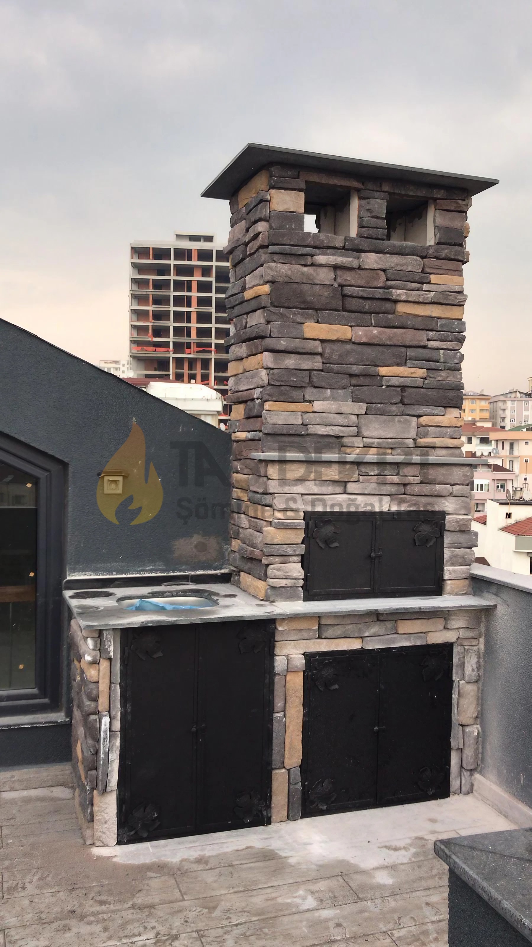 Yığma Tuğlalı Barbecue