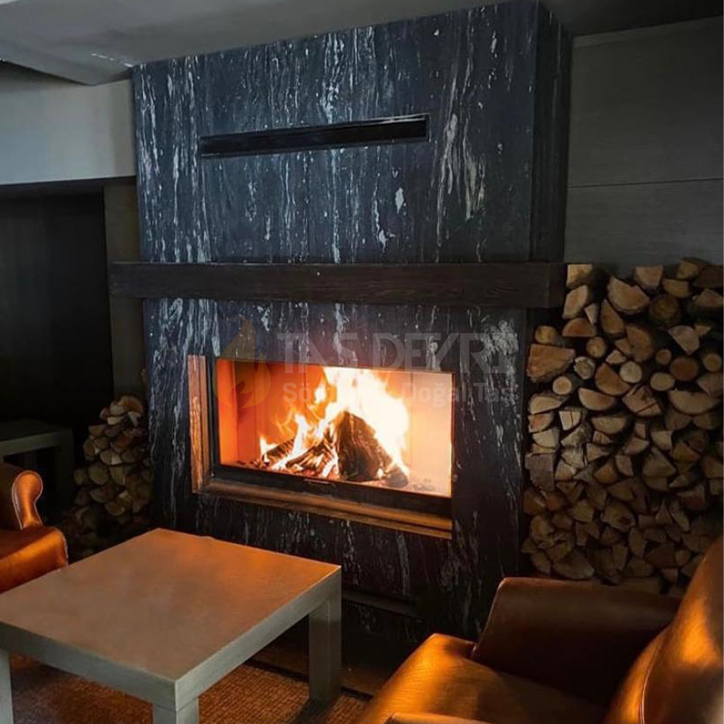 TD-Straight Wood-Burning Fireplace 39