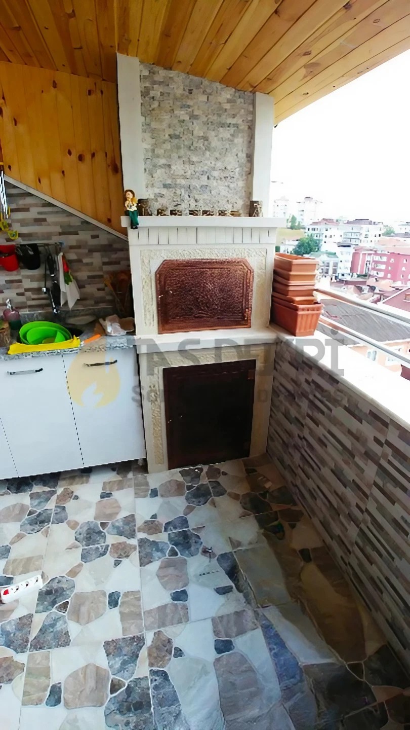 Split-Face Stone Barbecue