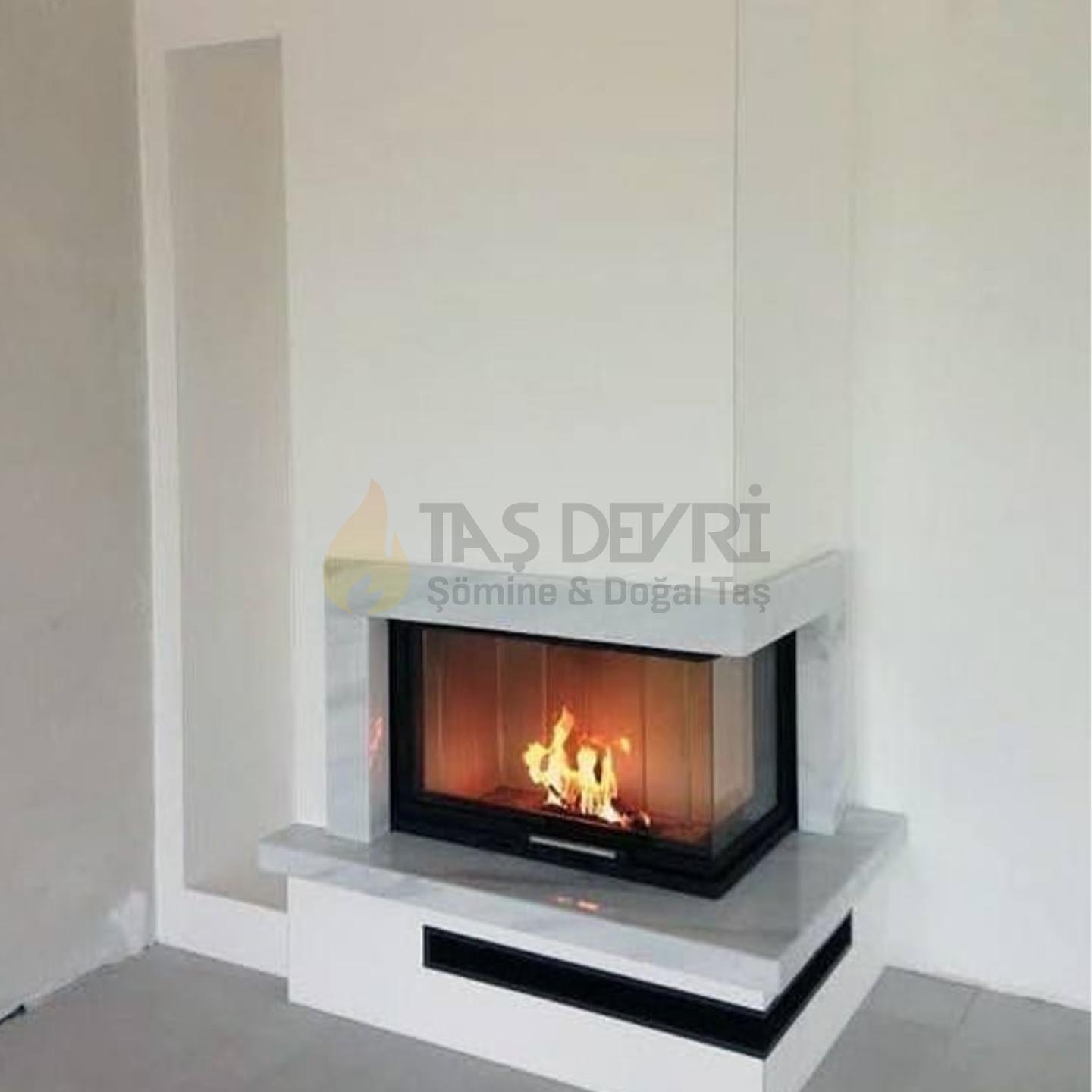 TD- İki Açık Odunlu Şömine 41