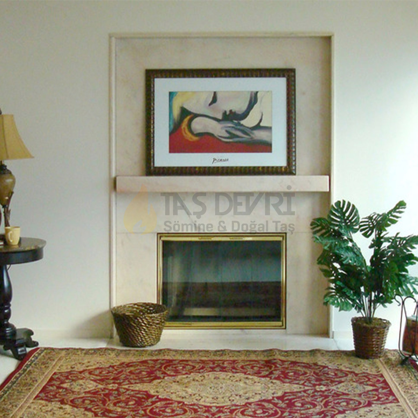 TD-Straight Wood-Burning Fireplace 46