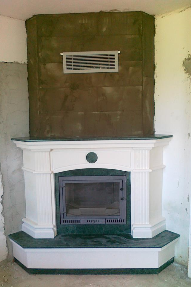 Corner Wood-Burning Fireplace 52