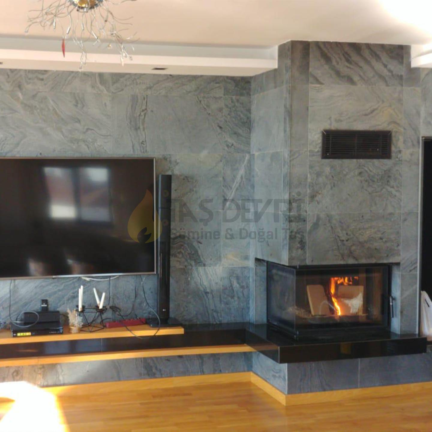 TD- Double-Sided Wood-Burning Fireplace 56