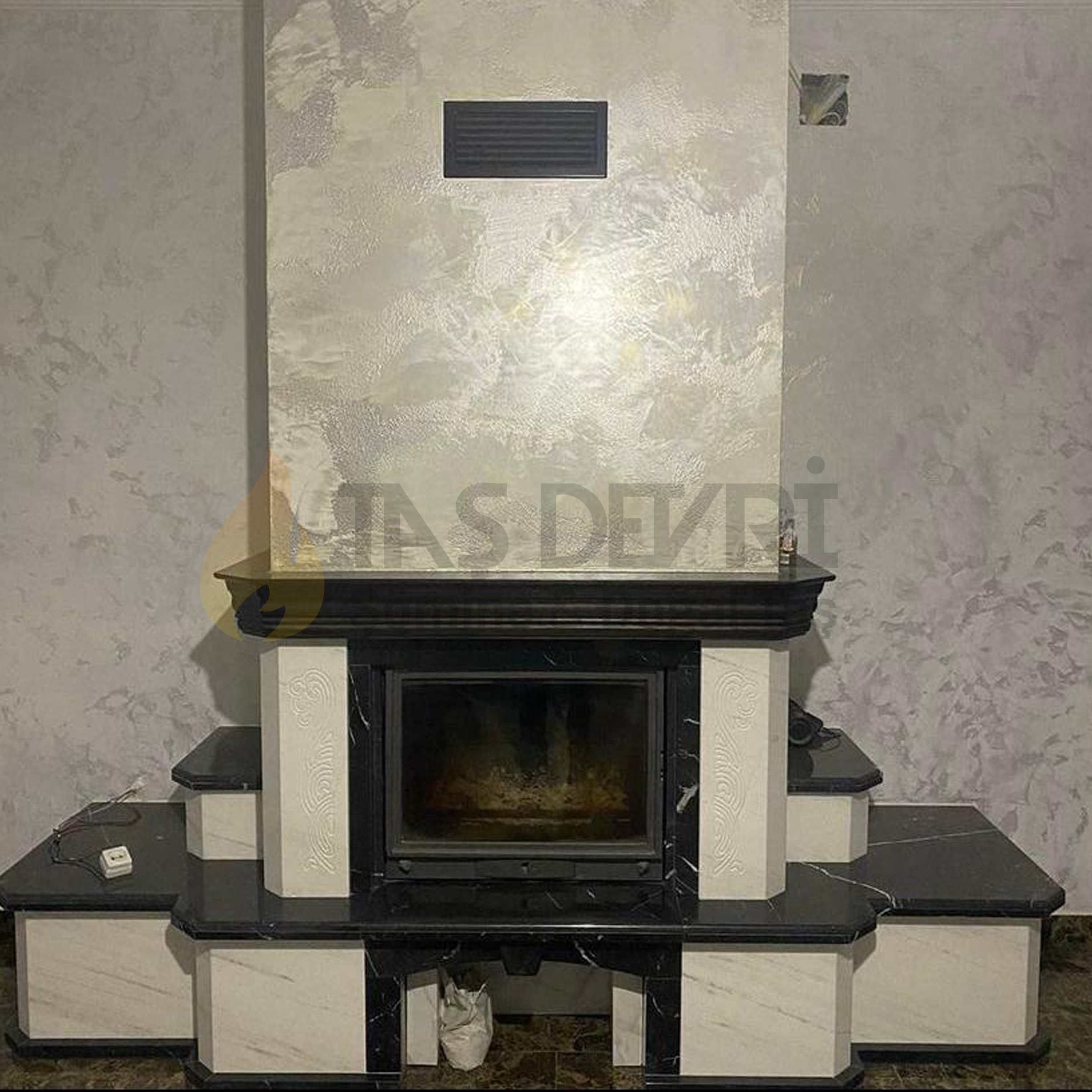 TD-Straight Wood-Burning Fireplace 58