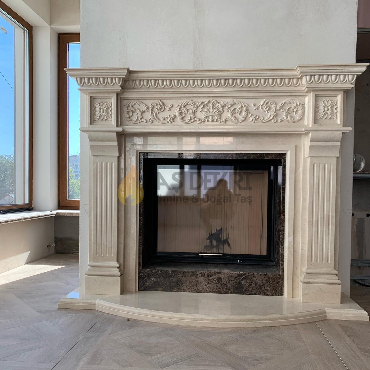 TD-Straight Wood-Burning Fireplace 5