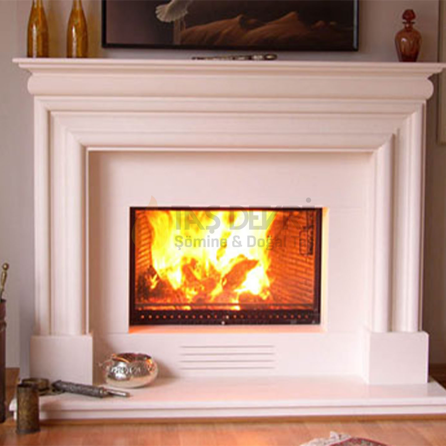 TD-Straight Wood-Burning Fireplace 63