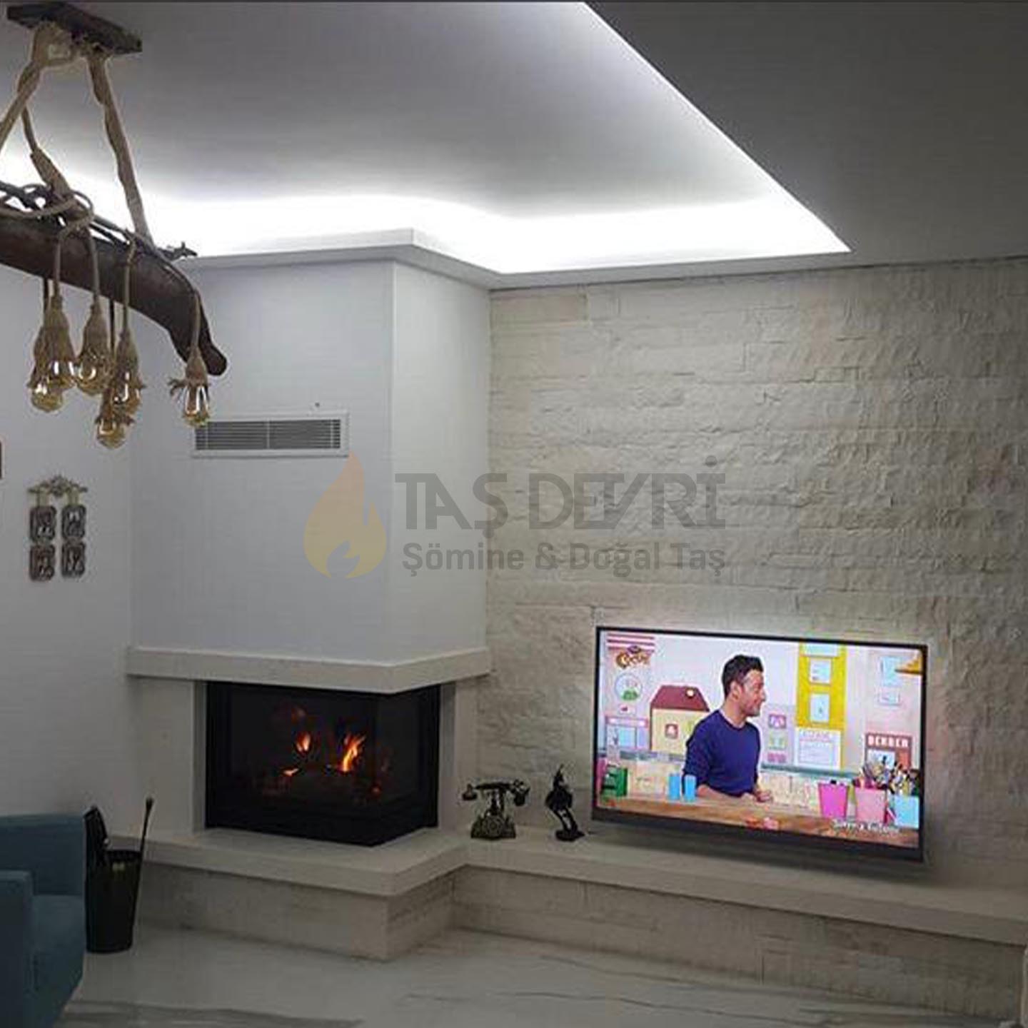 TD- Double-Sided Wood-Burning Fireplace 64