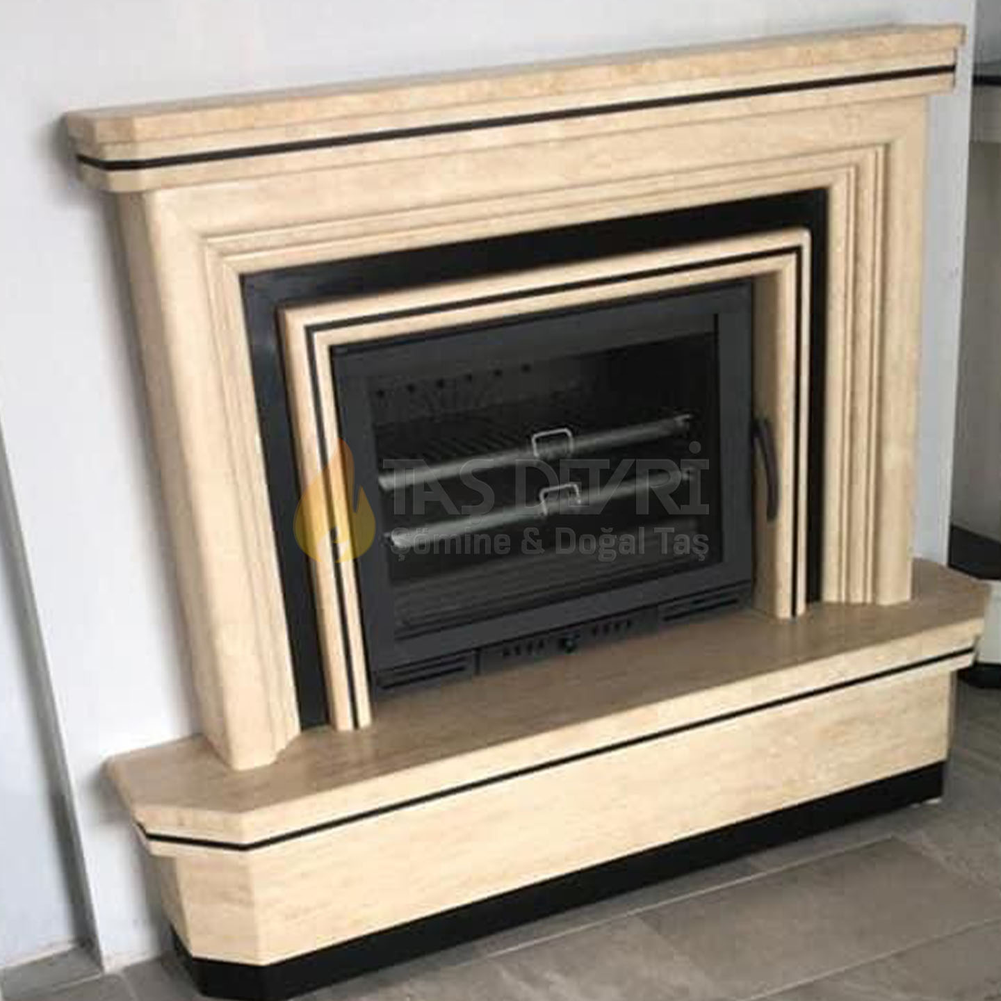 TD-Straight Wood-Burning Fireplace 76