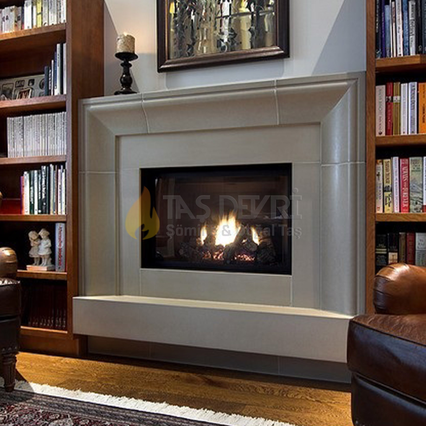 TD-Straight Wood-Burning Fireplace 80