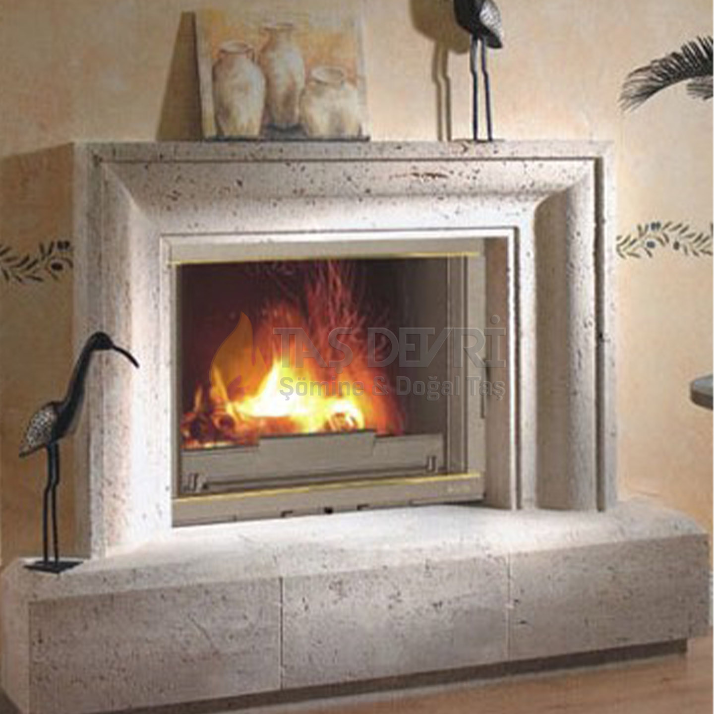 TD-Straight Wood-Burning Fireplace 81