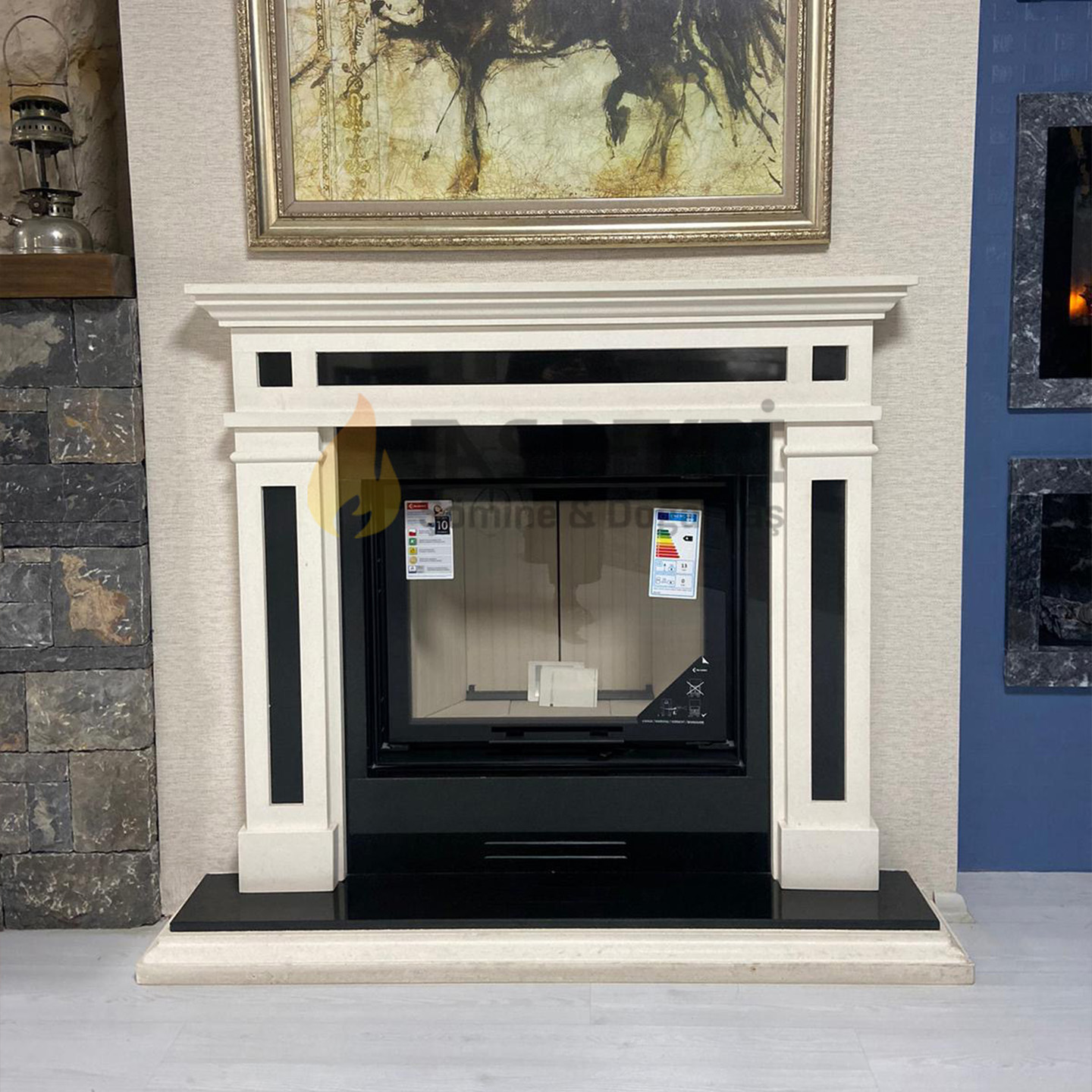 TD-Straight Wood-Burning Fireplace 8