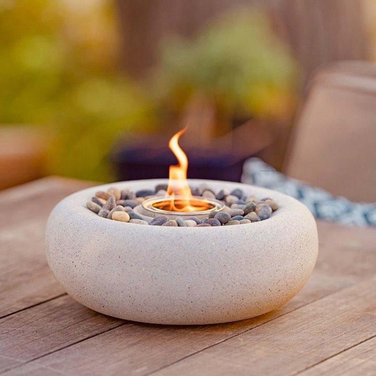 Small Beton Tabletop Bioethanol Unit