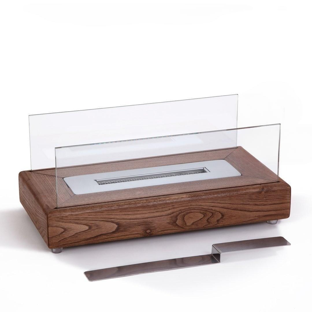 Mini Horizontal Wood Tabletop Bioethanol Unit