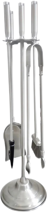 White Fireplace Tool Set