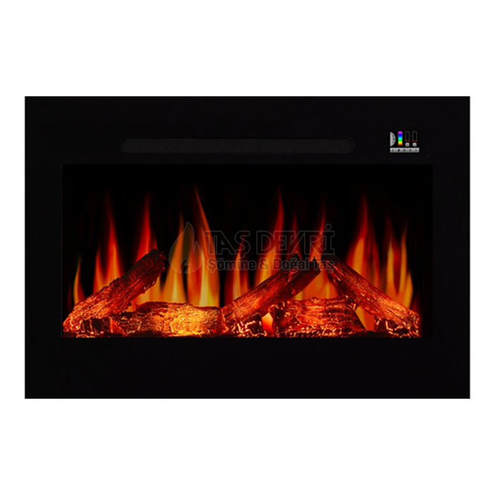 Pagla-80 - Isıtıcılı Elektrikli Şömine 80 cm